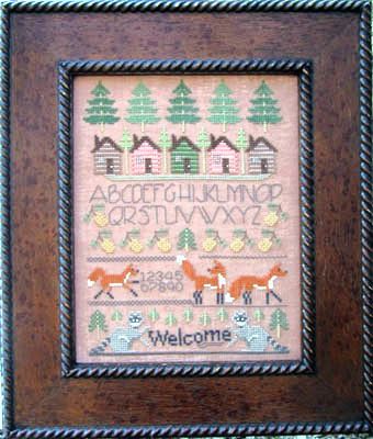 WOODLAND SAMPLER CROSS STITCH DESIGNS BY LISA  