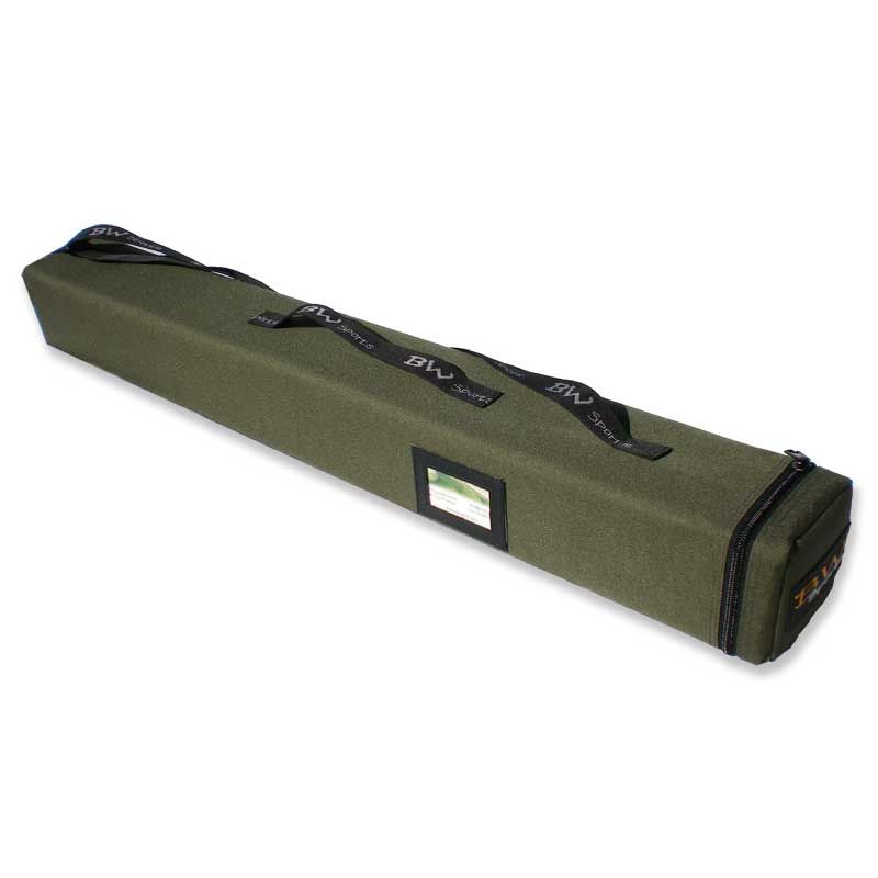 BW Sports Fishing Square Travel Rod Case 10ft 4pc Olive  