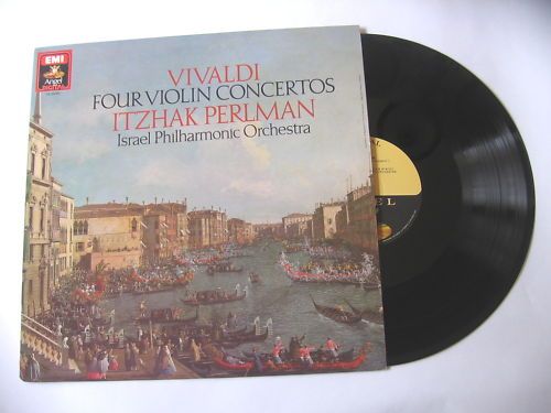 VIVALDI FOUR VIOLIN CONCERTOS  ITZHAK PERLMAN VG+/VG+  