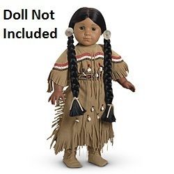 NEW American Girl Kayas Adorned Deerskin Outfit Dress  