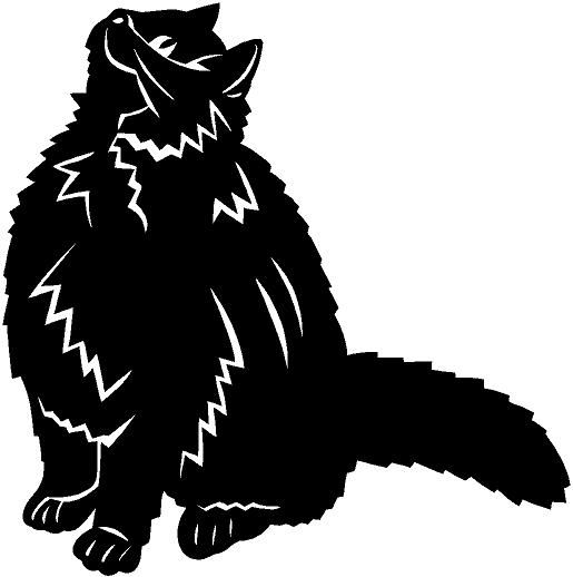 Fat Cat Vinyl Decal Car Truck Boat Sticker 2  