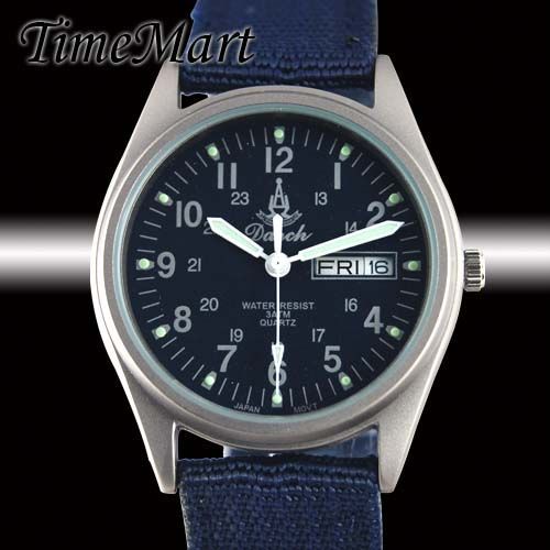 Daich Mens Luminous Military Wrist Watch Date Week New  