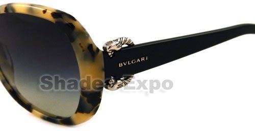 NEW BVLGARI SUNGLASS BV 8077 HAVANA 5024/86 BV8077 AUTH  