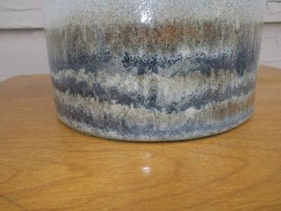 DANISH MODERN DRIP GLAZE CERAMIC LAMP MID CENTU RY  