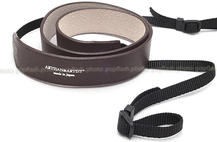 ARTISAN & ARTIST* ACAM 600 BROWN LEATHER CAMERA STRAP  