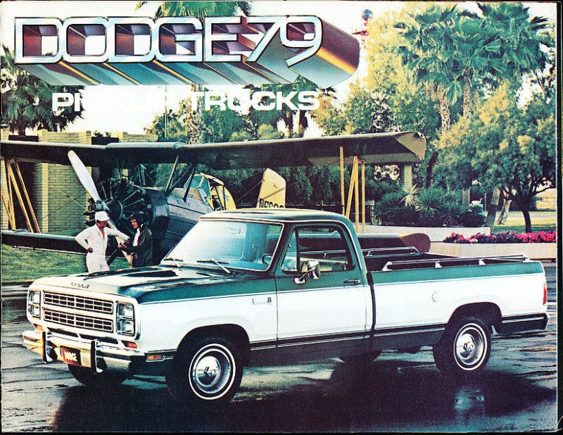 1979 Dodge Ram Pickup Truck Deluxe Sales Brochure  