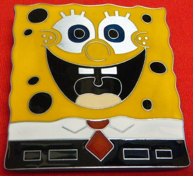 Spongebob Cartoon Belt Buckle   New  