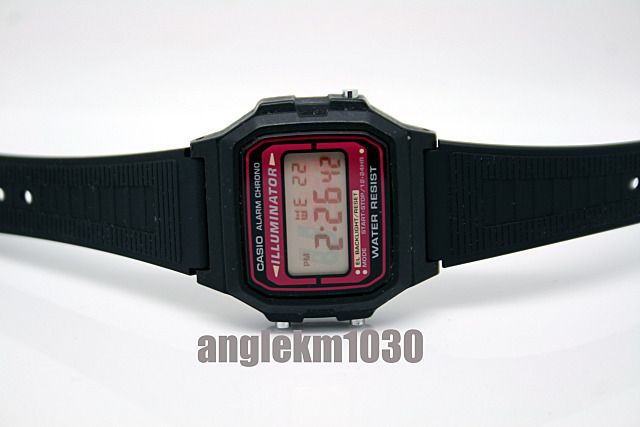 Rare Vintage Casio F 106 Digital Watch USA LCD JAPAN  