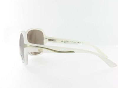 NEW Authentic Armani Exchange Designer Sunglasses WHITE/GREY AX218/S 