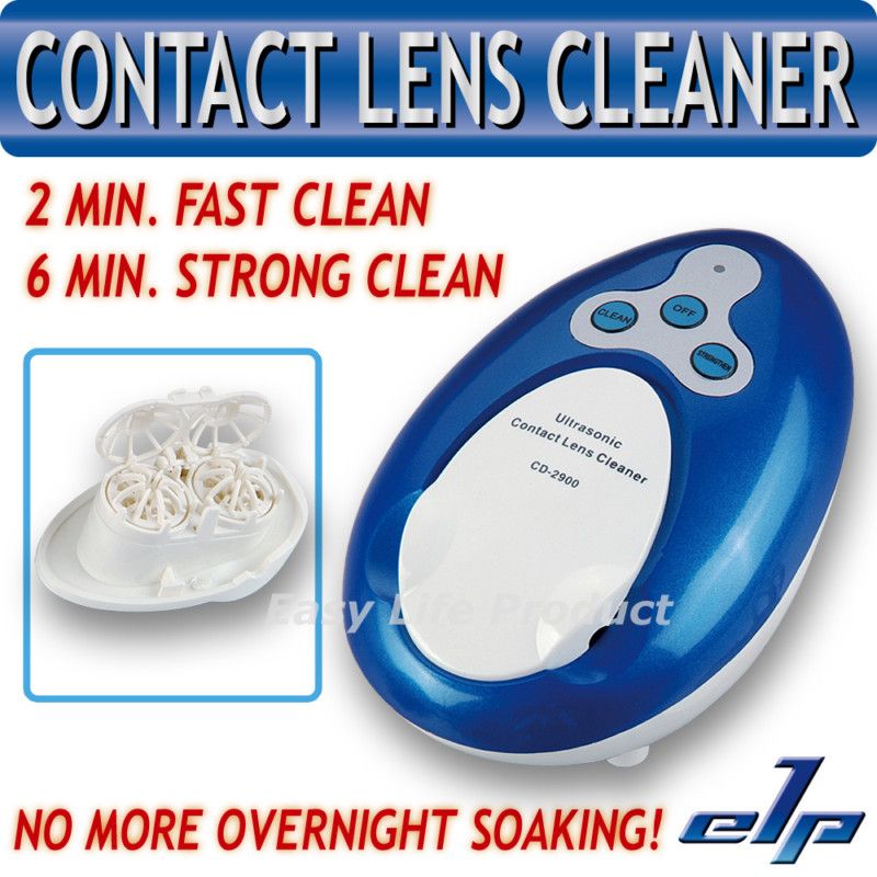 CD2900 Ultrasonic Contact Lens Cleaner 2 min Clean BLUE  