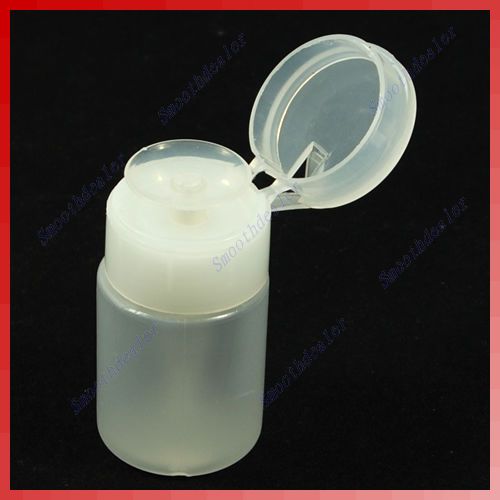 PUMP Dispenser Nail Art Tip Cleaner Bottle Makeup L+S  