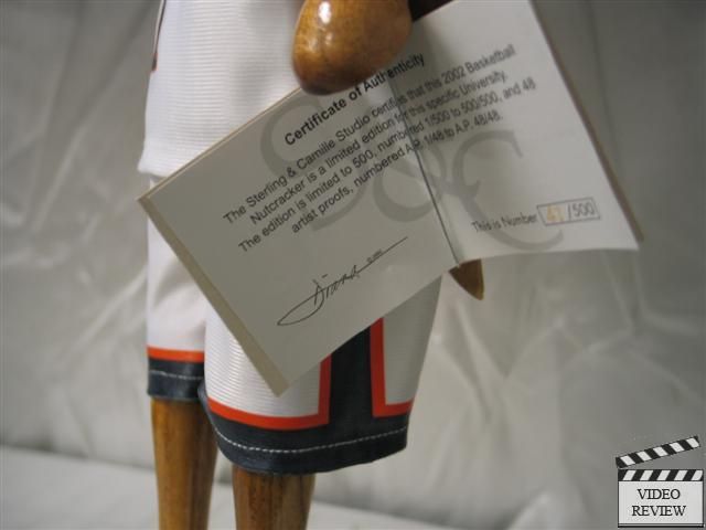 Auburn University Basketball Player Nutcracker #47 Sterling & Camille 