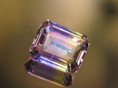 34CT VVS STUNNING 55/45 BI COLOR BOLIVIAN AMETRINE  