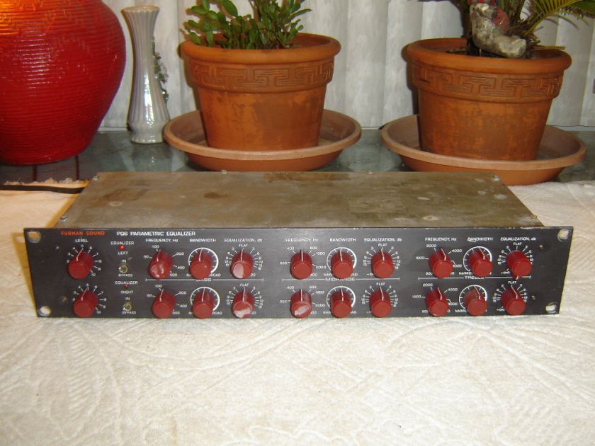 Furman PQ 6, Parametric Eq Preamp, Vintage, Some Repair  