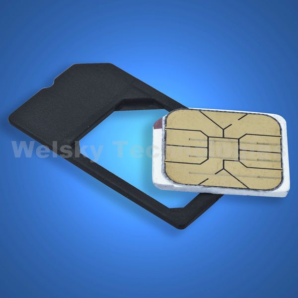 10 MICRO SIM Card Adapter Adaptor For iPHONE 4G 4S EA233C  