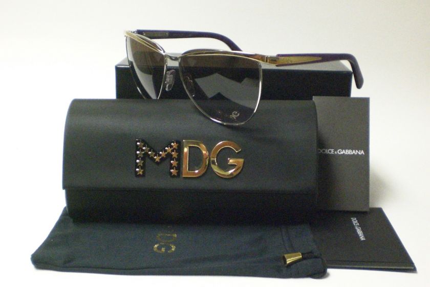 MADONNA DOLCE GABBANA DG 2087 GOLD 024/68 SUNGLASSES  