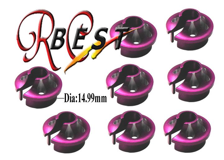 Traxxas E maxx T maxx Shock Spring Bottom Caps _ Purple  