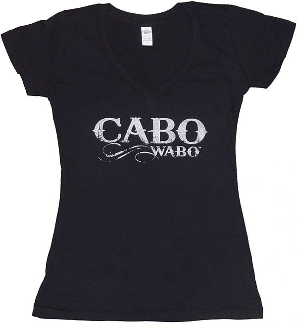 SAMMY HAGAR CABO WABO TEQUILA NIGHTCLUB V NECK T SHIRT  