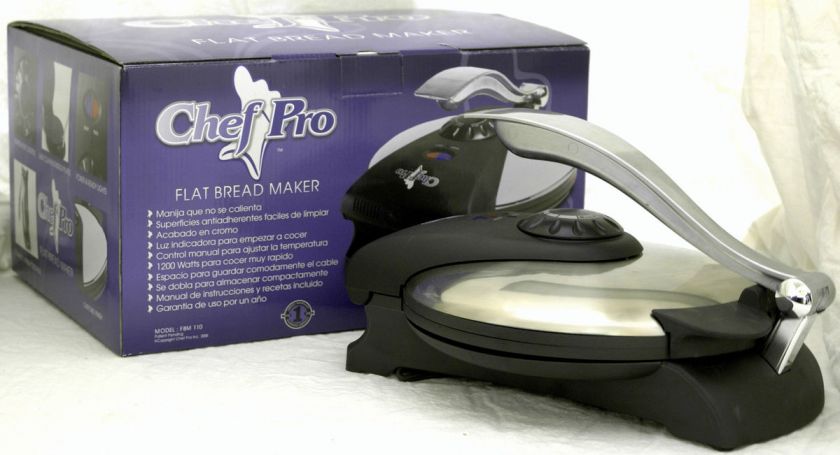 ChefPro 10 ELECTRIC ROTI TORTILLA FLATBREAD MAKER 110V  