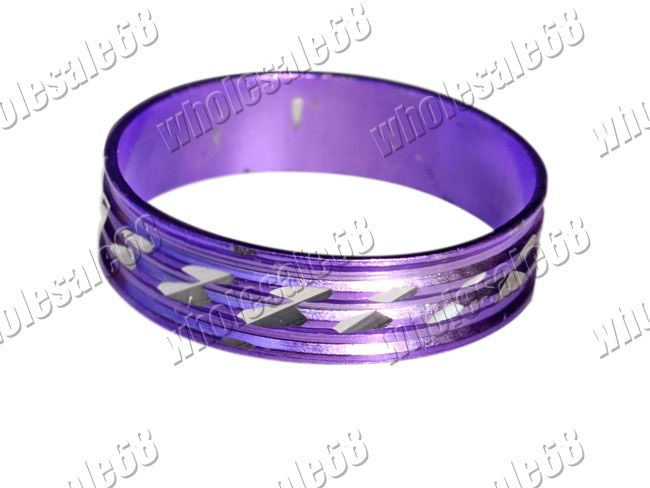 FREE wholesale lot 100pcs Aluminum colorful charm rings  