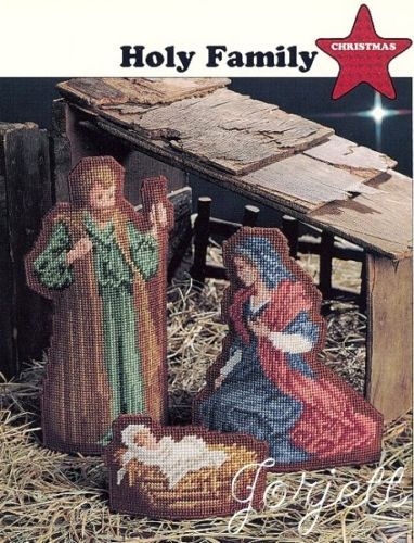 Holy Family 3D plastic canvas patterns  