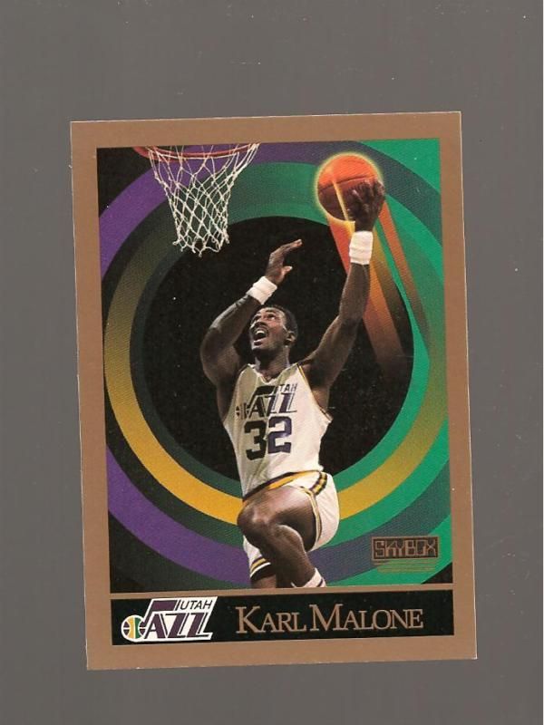 KARL MALONE SKYBOX 1990 CARD #282  