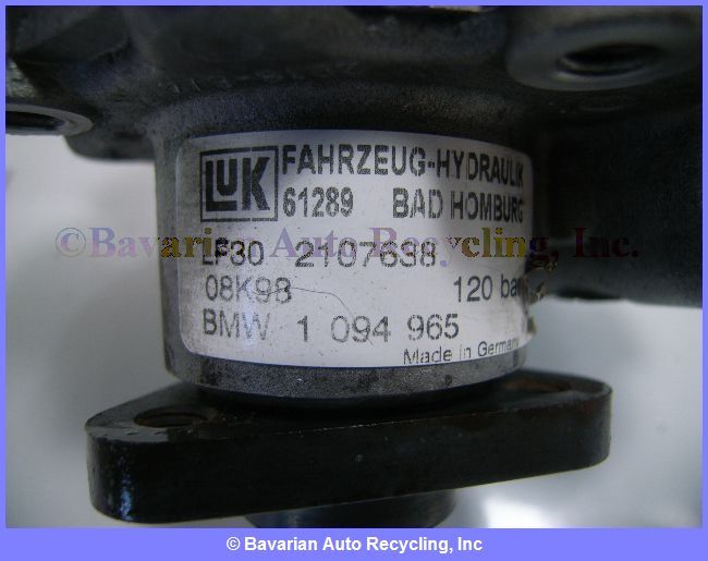 BMW Power Steering Pump E46 323i 325i 328i 330i 328ci  