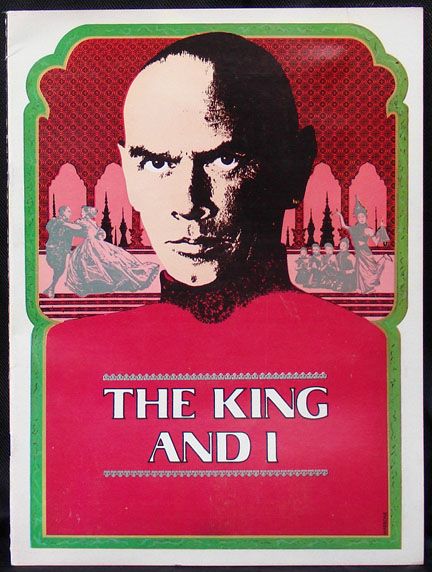 Souvenir Program KING and I Yul Brynner 80s MINT  