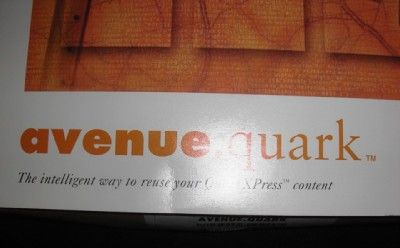 AVENUE QUARKXPRESS TO XML QUARK VERSION 1.0 MAC WINDOWS  