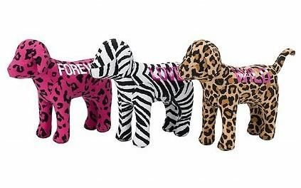 VICTORIAS SECRET PINK®DOGS JUNGLE PRINTS RARE LOT 3 NWT  