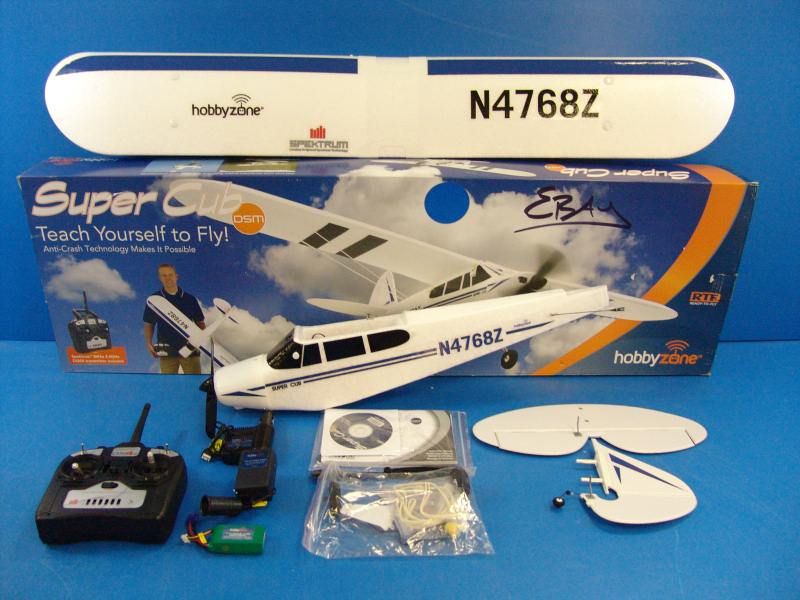   Super Cub DSM R/C RC RTF LiPo Electric Airplane HBZ7400 Ready To Fly