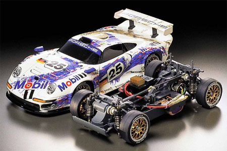 TAMIYA 1/10 PORSCHE 911 GT1 TA03R S RC RACE CAR 58193  