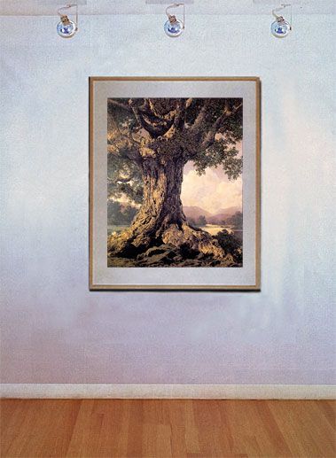 An Ancient Tree BIG Maxfield Parrish Art Deco Print  