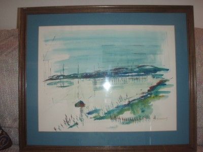 Original Signed Alfred Birdsey Watercolor Painting  