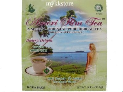 Ameri Slim Tea Dieters Delight 36tea bags 100% natural  