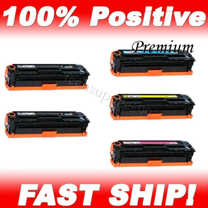 5pk HP 128A CE320A CE321A CE322A CE323A Toner Cartridge  