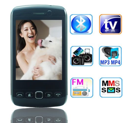 Unlocked Touch screen Quad band Four SIM T mobile Dual TV Cell phone 