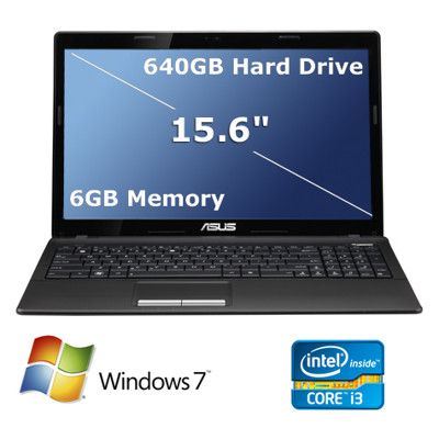    RH32 15.6 Laptop PC with Intel Core i3 2310M Processor Black  