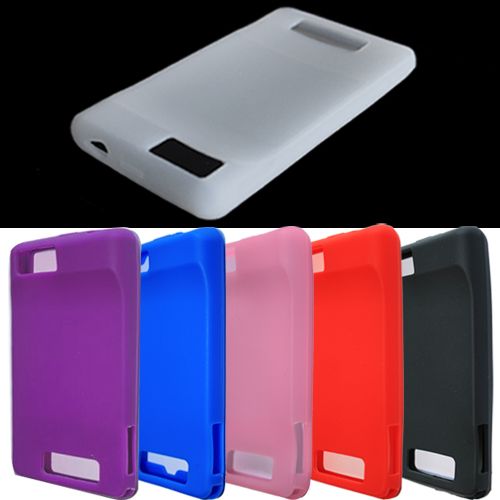 Silicone Skin case cover for Motorola Droid X MB810  