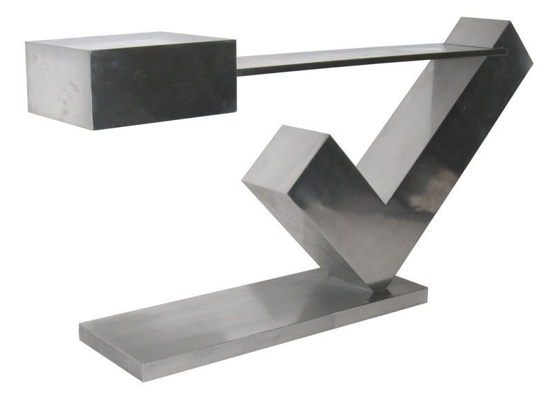 Checkpoint Aluminum Sculpture by Menashe Kadishman  