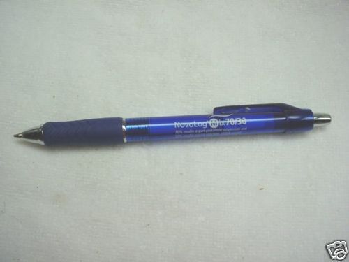 10 NEW Drug Rep Promos NOVOLOG MIX 70 BLUE Plastic Pens  