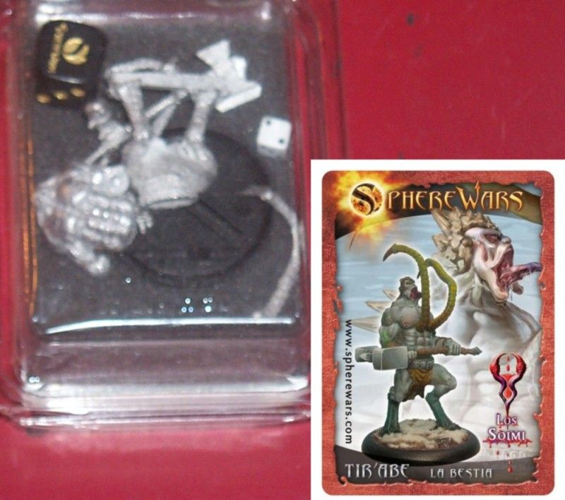 SphereWars VA 01 Scions of Kurgan TirAbe the Beast NIB  