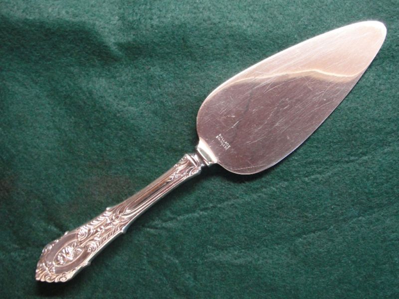 Sterling Wallace Pie Server Rose Point Pattern, 1934  