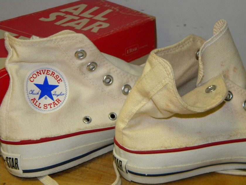 1960s Womens Converse Sq Label Sneakers Sz 5 1/2 USA  