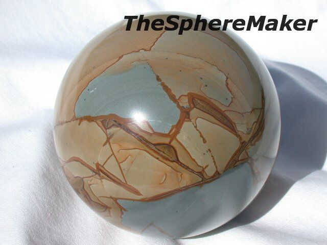 Siaz 5 WILD HORSE PICTURE JASPER SPHERE COLLECTOR RARE STONE BALL 