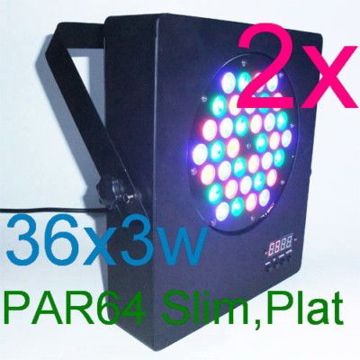 4BAR 4 BAR LED DJ PAR64 DMX WASH STAGE LIGHT KIT SYSTEM  