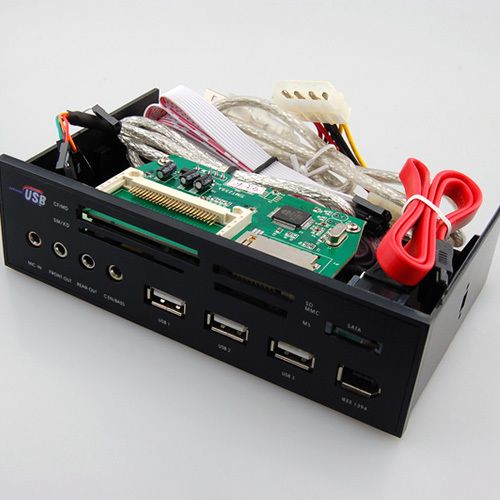 25 Bay Mounted MultiFunction Panel Desktop Card Read  