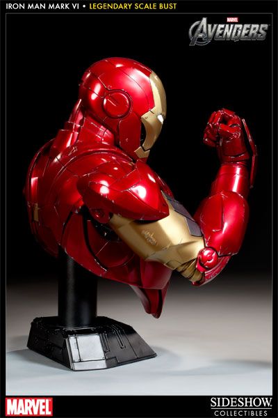 Sideshow Iron Man 2   Mark VI Legendary Scale Bust  