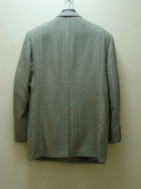 Oxxford MTM Silk Plaid Sport Coat 52 S / 42 S  