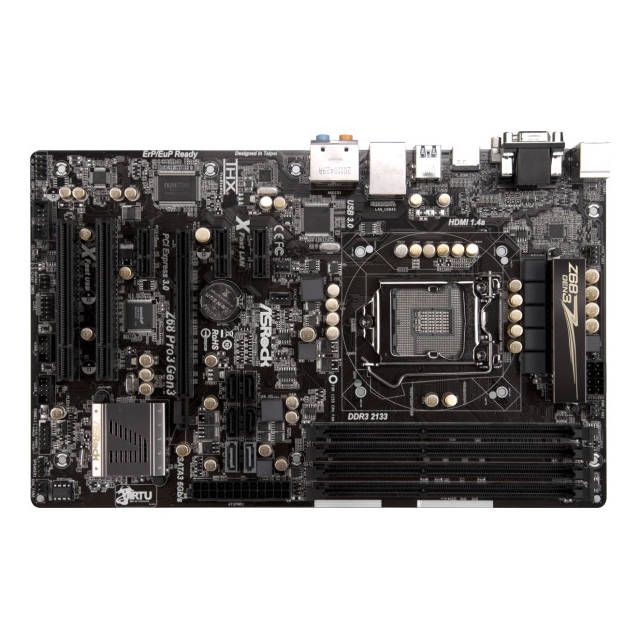 ASRock Z68 PRO3 GEN3 LGA1155/ Intel Z68/ DDR3/ SATA3&USB3.0/ A&GbE 